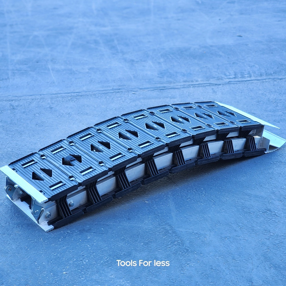 12 in. W x 90 in. L 750 lb. Capacity Hybrid S-Curve Centerfold Truck Loading Ramp (Includes 1 Ramp) (3086) 12 in. W x 90 in. L 750 lb. Capacity Hybrid S-Curve Centerfold Truck Loading Ramp (Includes 1 Ramp) (3086)